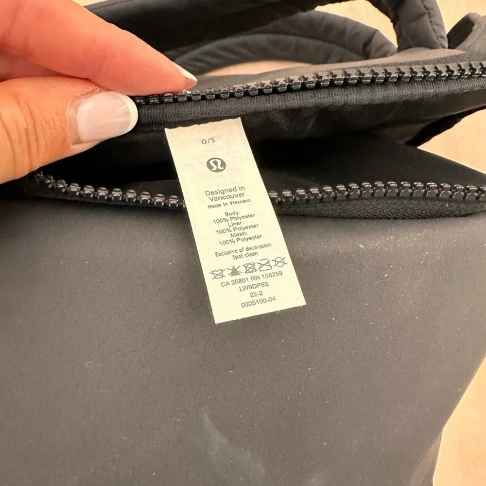 Lululemon Pack It Up Backpack 21L Black Travel Gym Bag Everyday